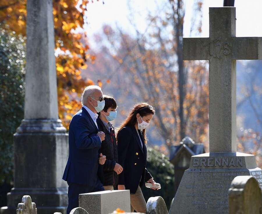 Biden and his family