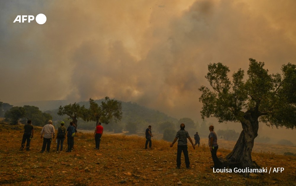 AFP picture by Louisa Gouliamaki - Wildfires in Greece