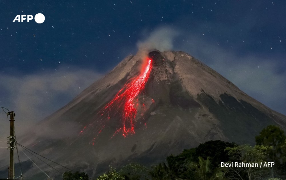 AFP picture dy Devi Rahman - Merapi volcano, Indonesia