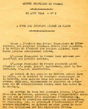 Naissance de l’AFP