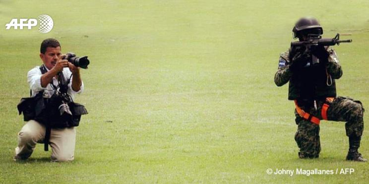 Congresso hondurenho dá prêmio a fotógrafo da AFP Orlando Sierra